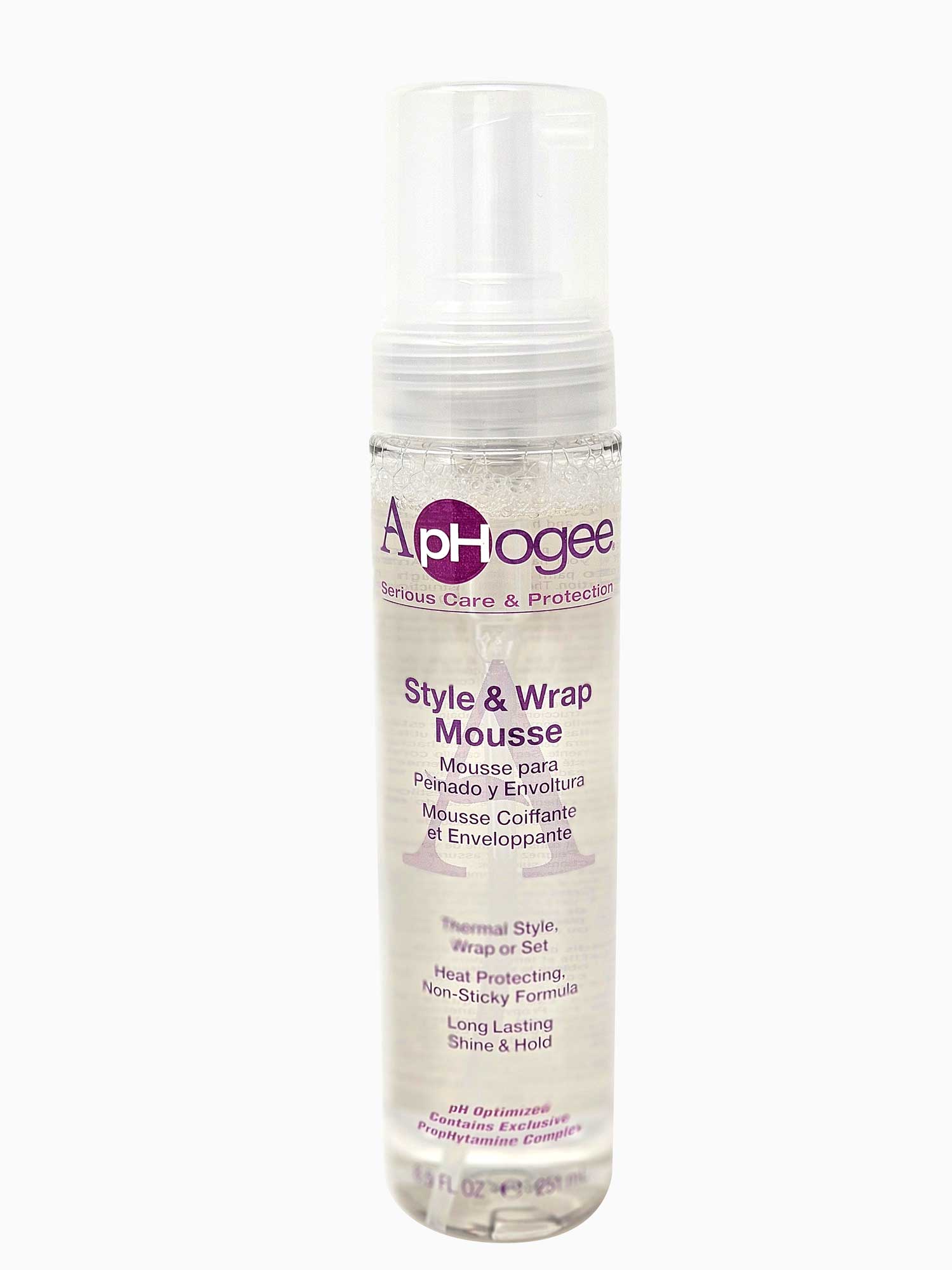 Aphogee Style & Wrap Mousse - 8.5oz