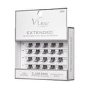 VLuxe Extended Faux Mink Clear Band Cluster Clean Blending Effect - VE10