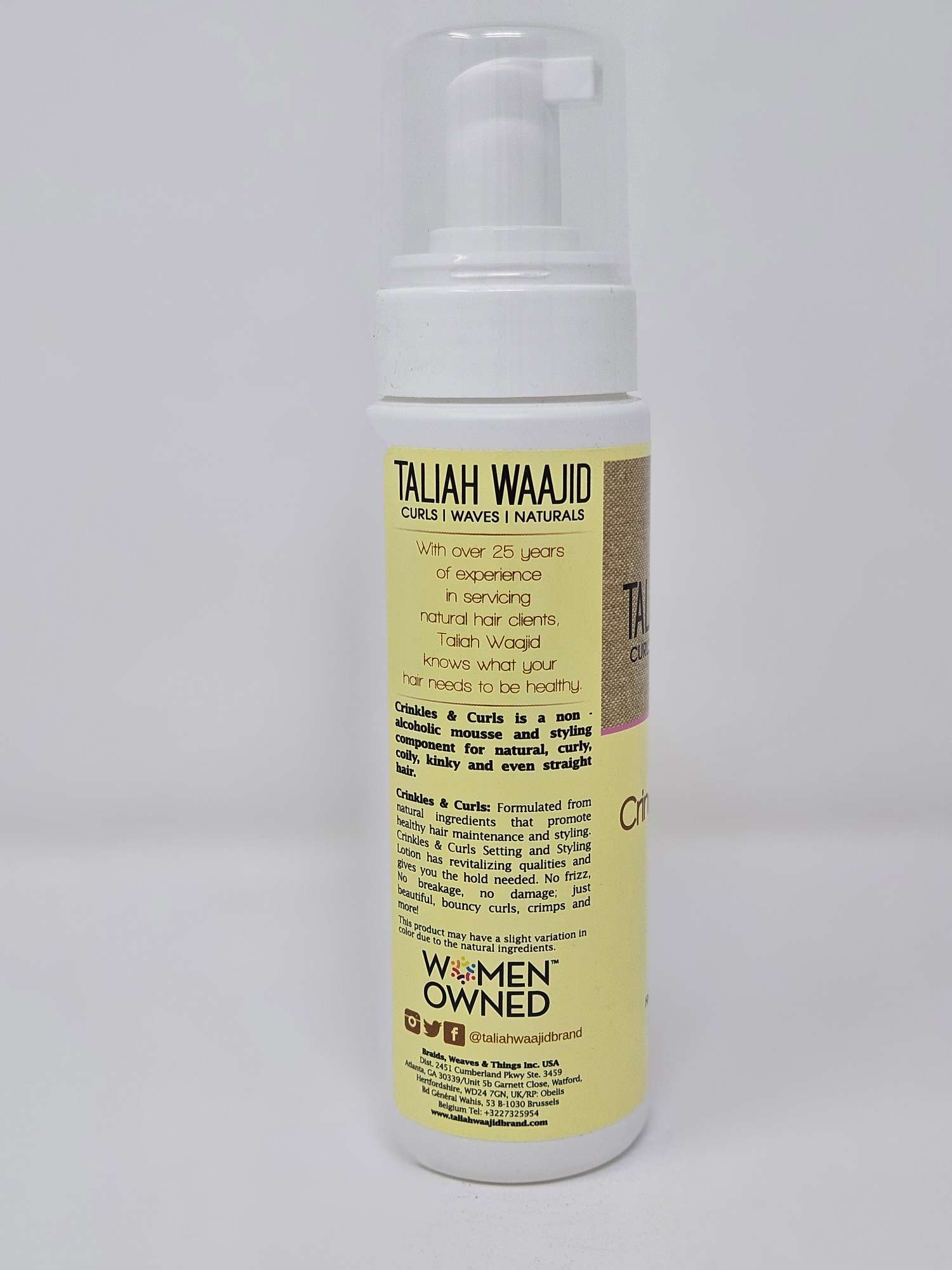 Taliah Waajid Crinkles & Curls Natural Hair Setting & Styling Lotion - 8oz