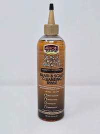 African Pride Black Castor Miracle Braid & Scalp Cleansing Rinse - 12oz