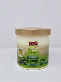 African Pride Olive Miracle Daily Treatment Hair Strengthener Leave-In Conditioner - 15oz