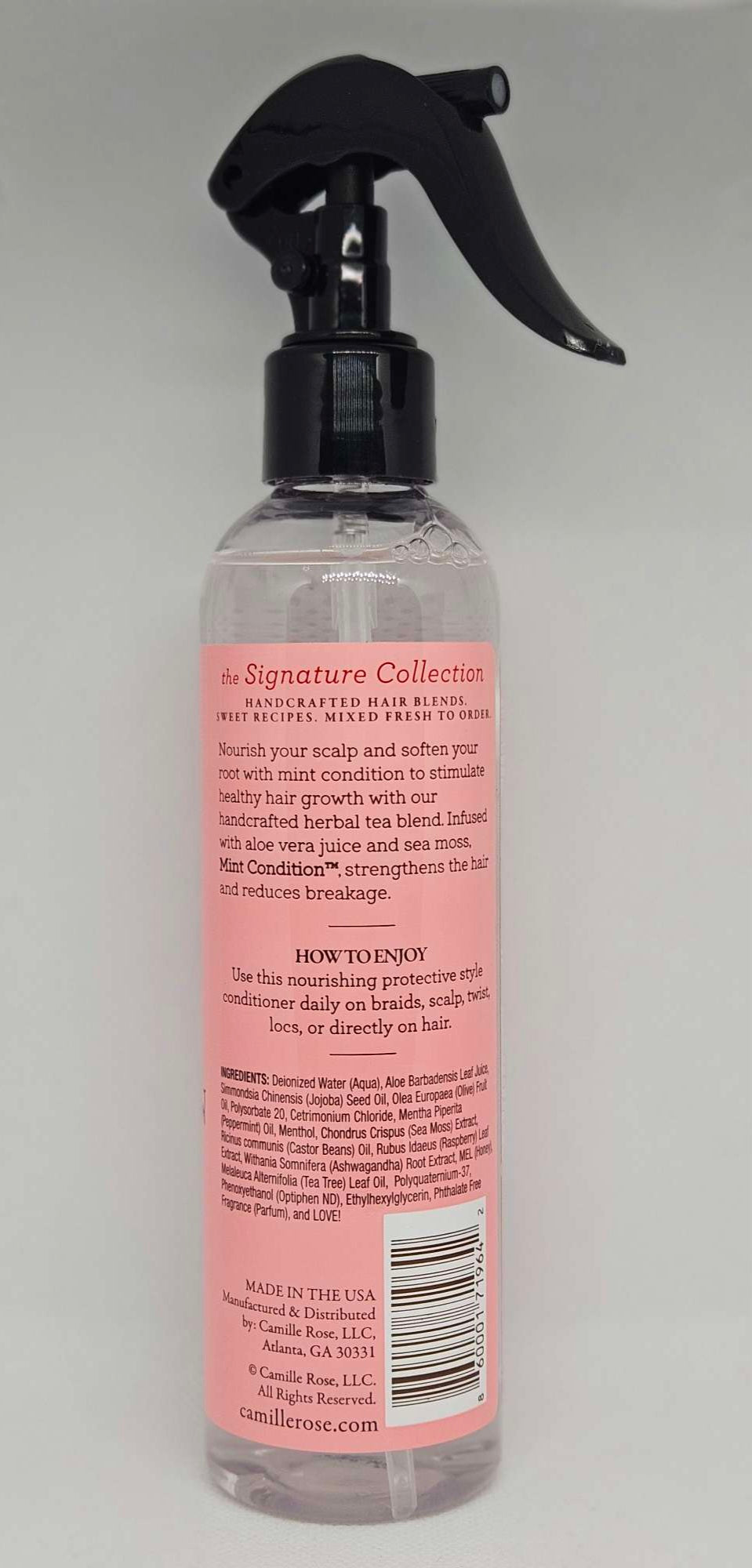 Camille Rose Mint Condition Braid & Scalp Spray - 8oz