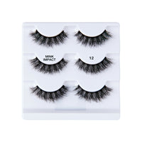 Red by Kiss Mink Impact Multipack Vegan Strip Lashes