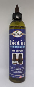 Difeel Biotin Pro-Growth Premium Hair Oil 8oz