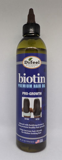 Difeel Biotin Pro-Growth Premium Hair Oil 8oz