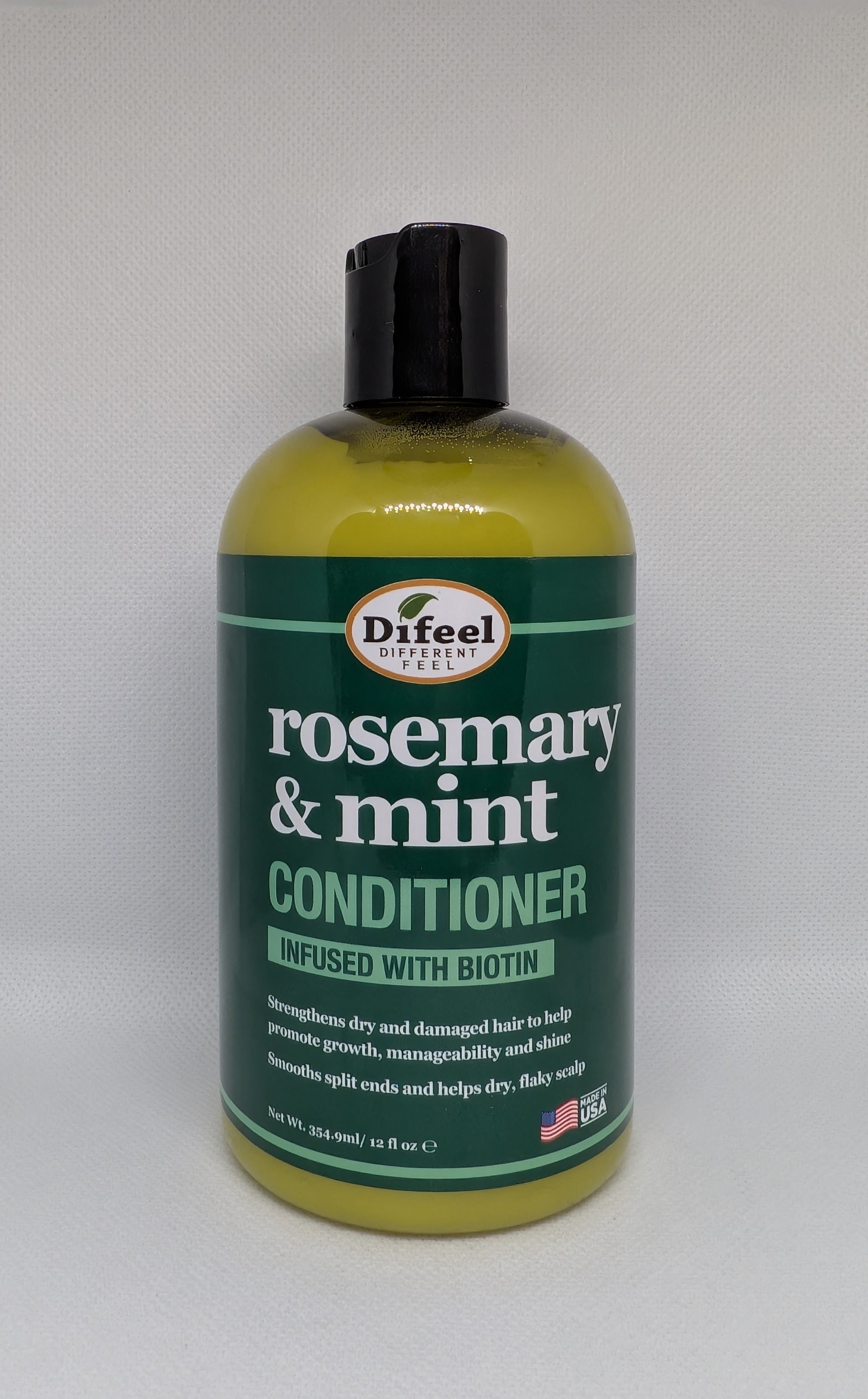 Difeel Rosemary & Mint Strengthening Conditioner Infused with Biotin 12oz