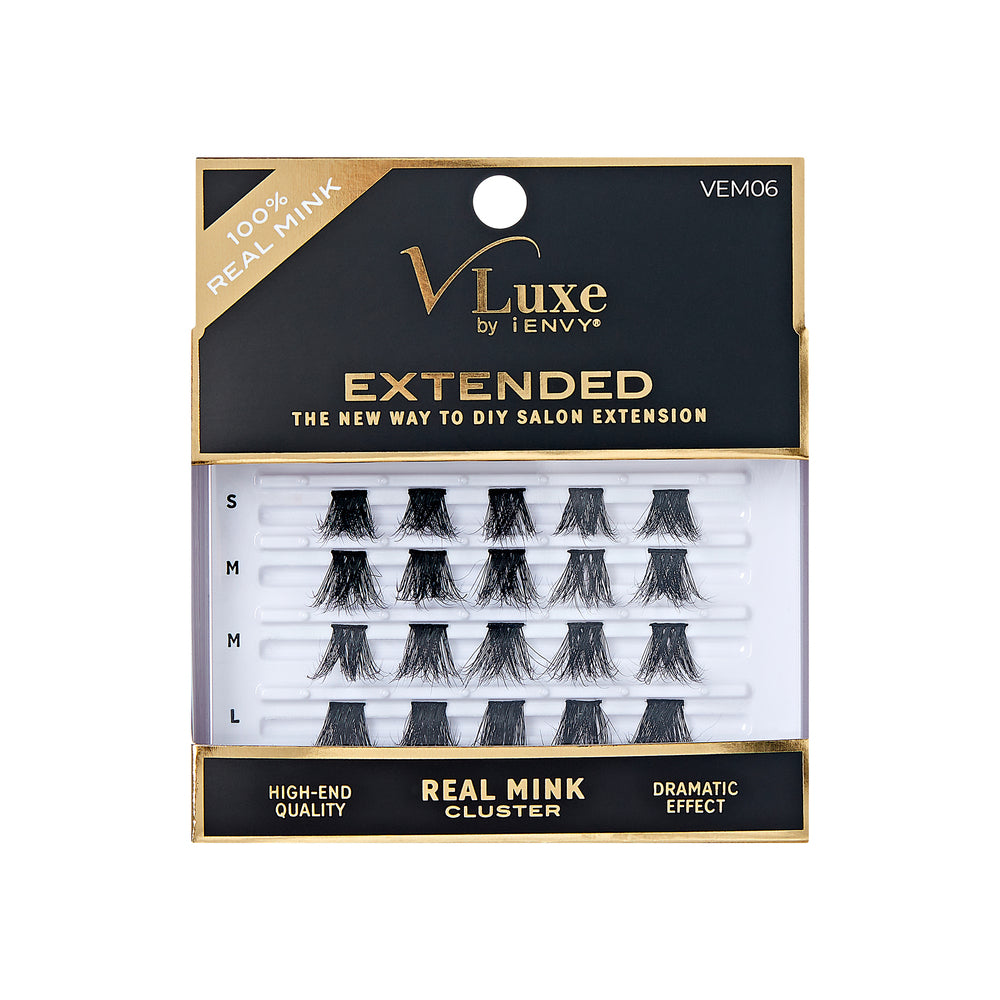 VLuxe Extended Real Mink Cluster Dramatic Effect - VEM06