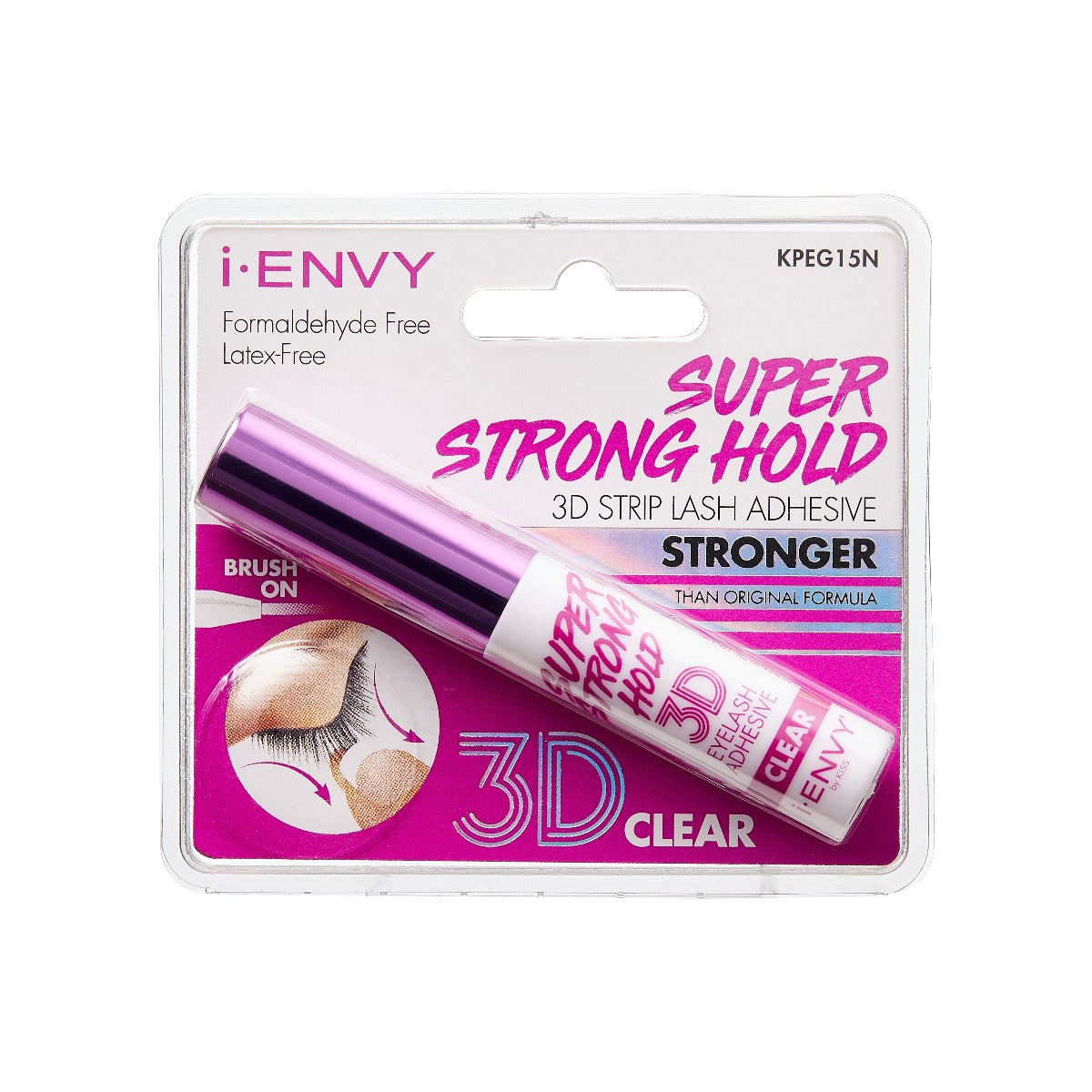 i-Envy Super Strong Hold 3D Lash Glue Clear