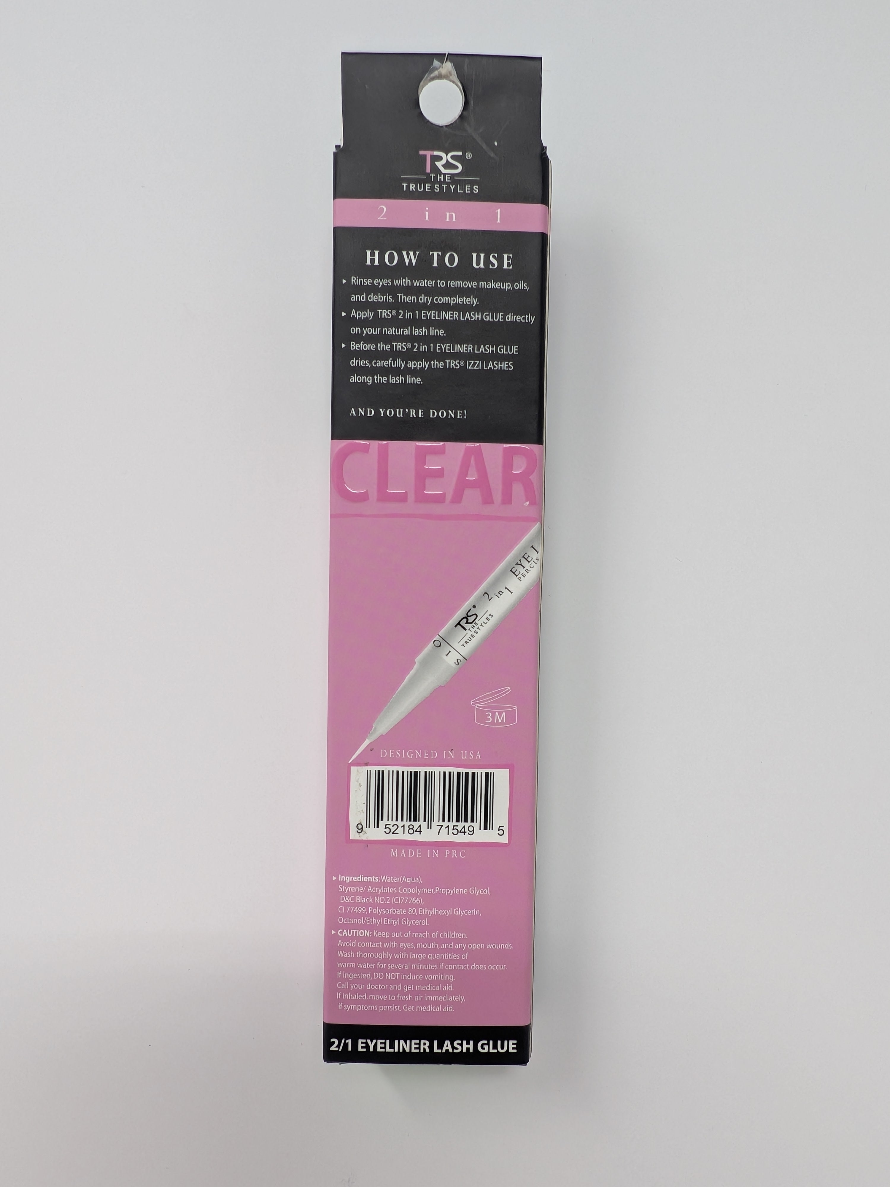 TRS Felt Tip Eyeliner Lash Glue Clear