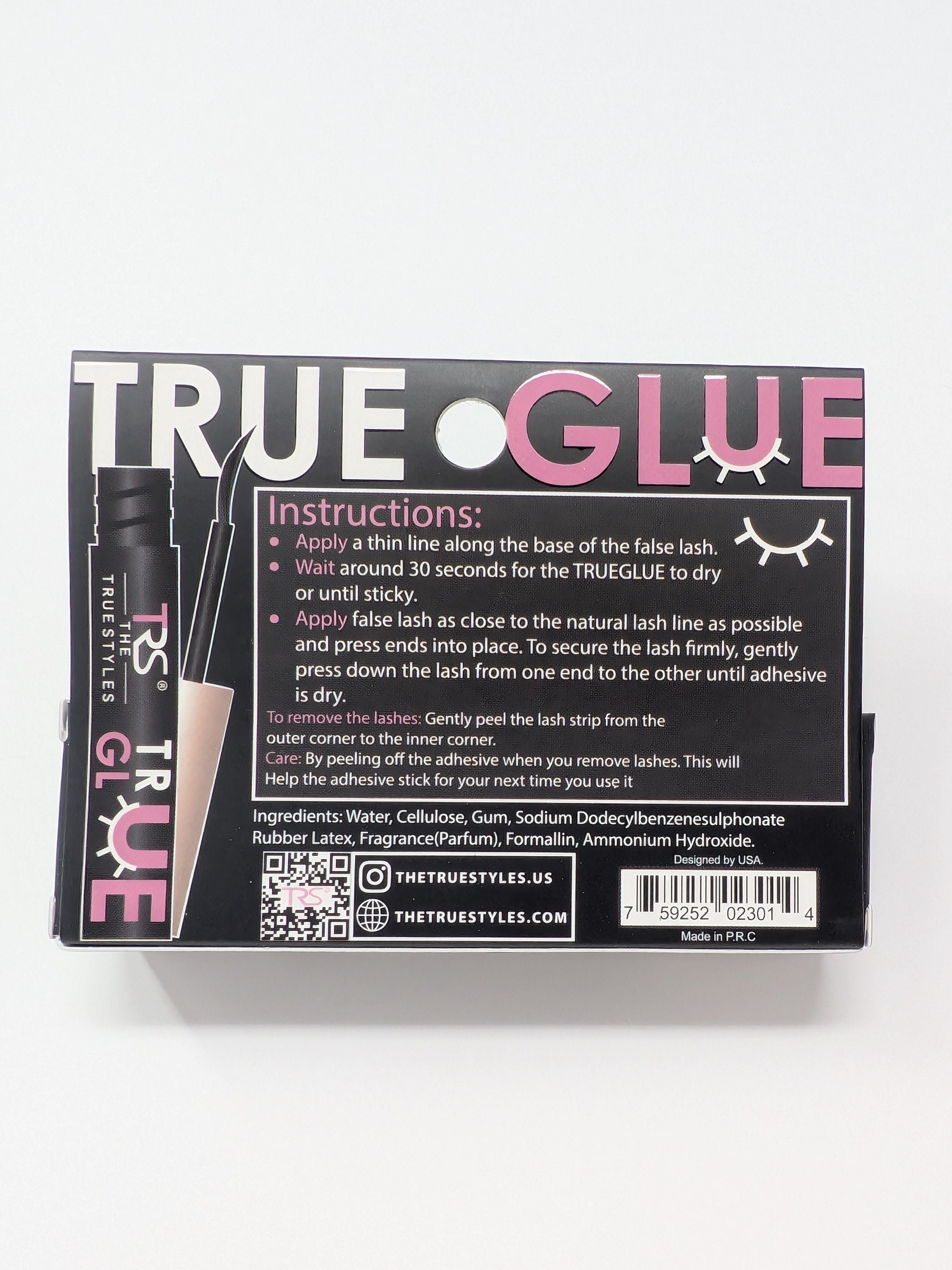 TRS True Glue Superior Hold Lash Adhesive Black