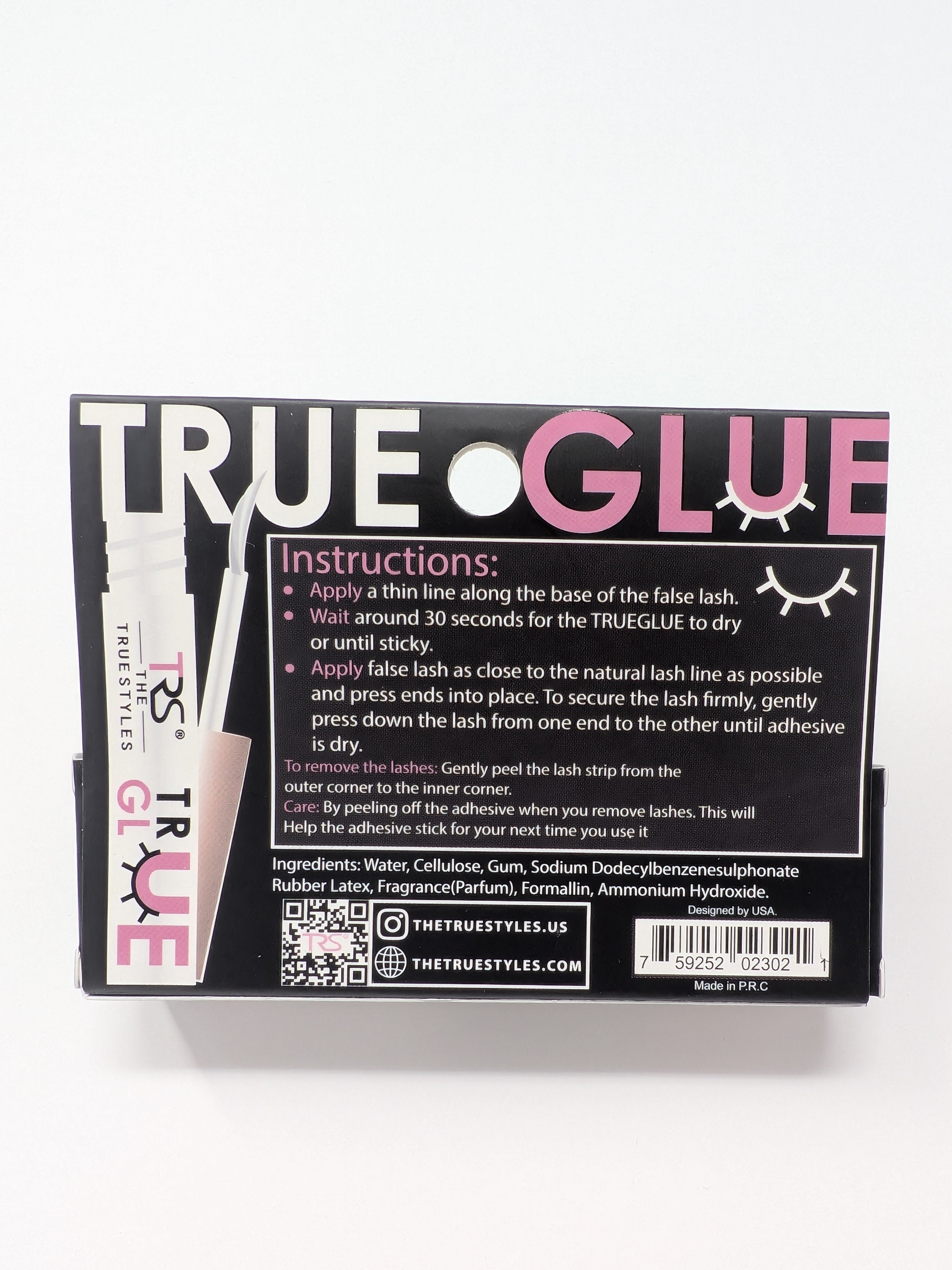 TRS True Glue Superior Hold Lash Adhesive Clear