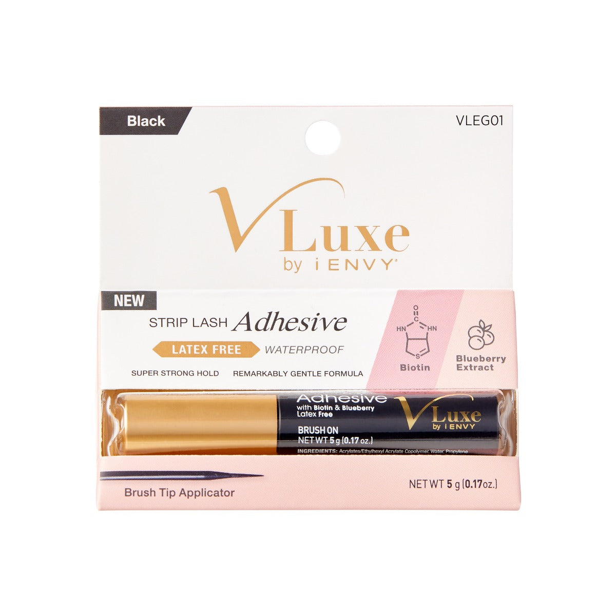 VLuxe Biotin Striplash Adhesive w/Biotin - Black