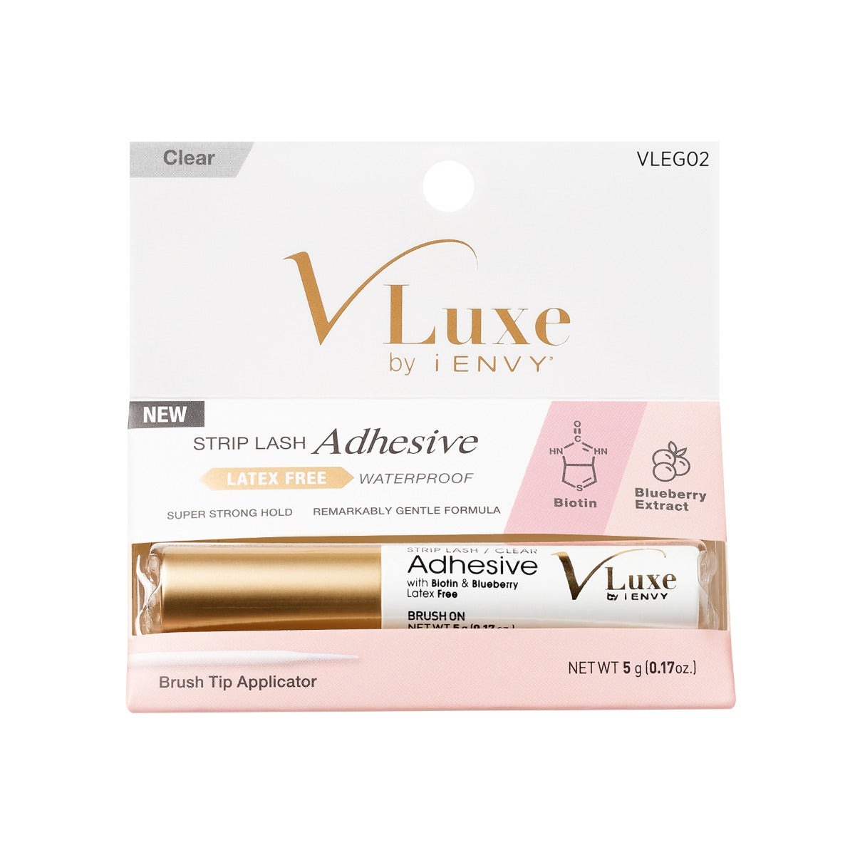 VLuxe Biotin Striplash Adhesive w/Biotin - Clear