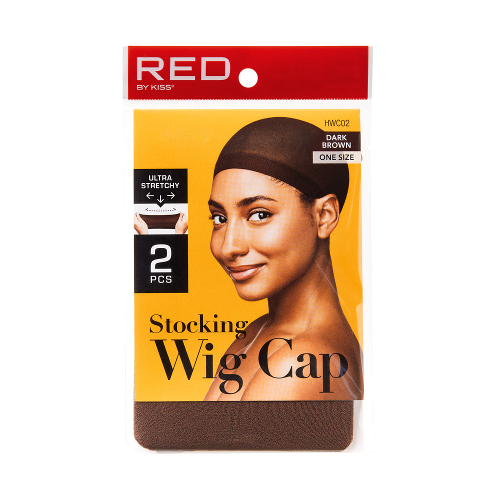 Red by Kiss Stocking Wig Cap (2pcs)