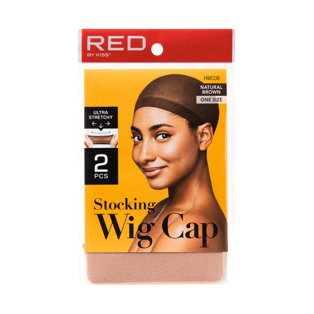 Red by Kiss Stocking Wig Cap (2pcs)