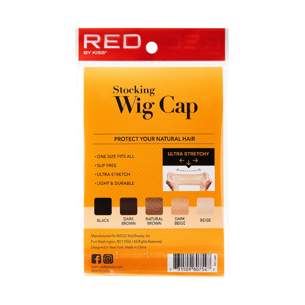 Red by Kiss Stocking Wig Cap (2pcs)