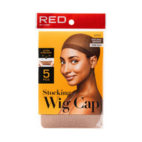 Red by Kiss Stocking Wig Cap (5pcs)