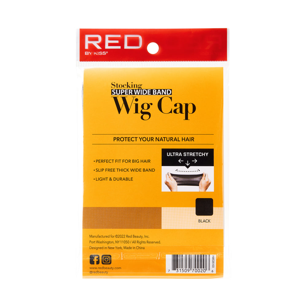 Red by Kiss Stocking Wig Cap Super Wide Band (2pcs)