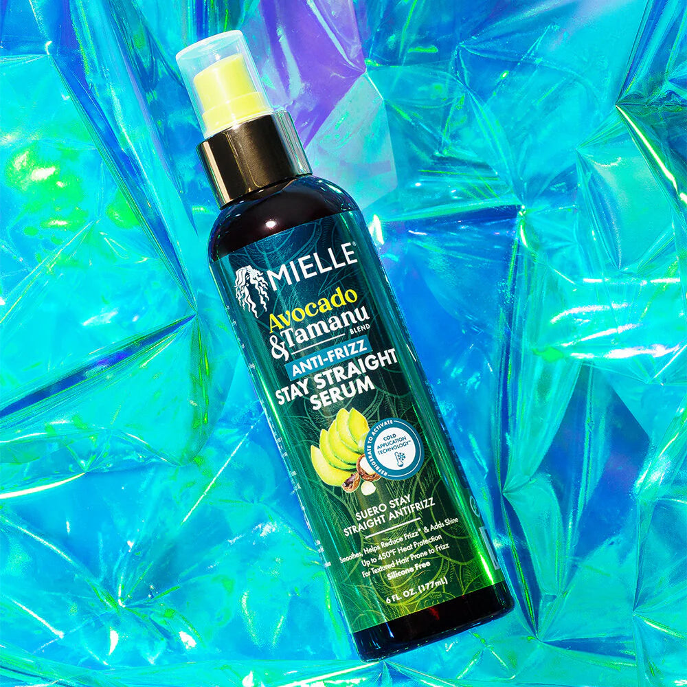 Mielle Avocado & Tamanu Anti-Frizz Stay Straight Serum - 6oz