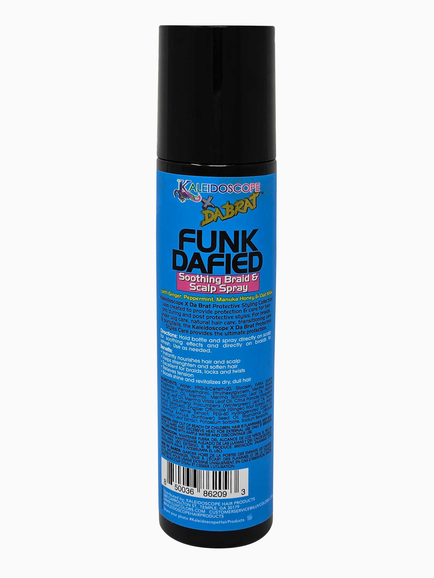 Kaleidoscope Funk Dafied Soothing Braid and Scalp Spray - 8oz