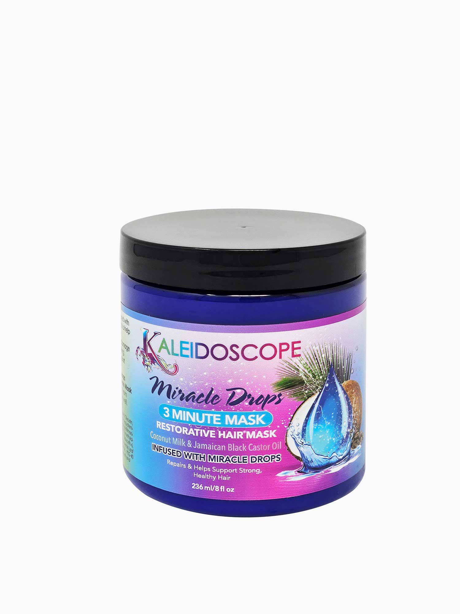 Kaleidoscope Miracle Drops 3 Minute Restorative Hair Mask - 8oz